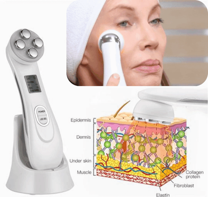 Radiofrecuencia masajeador facial