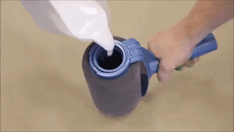 Rodillo para pintura recargable
