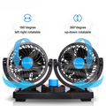 Ventilador Para Carro 2 Cabezale HX-T303