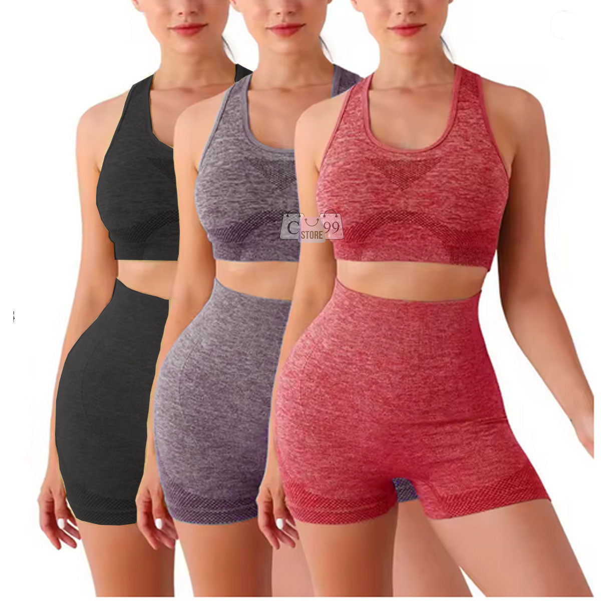 Conjunto Deportivo Short y Top 3x2