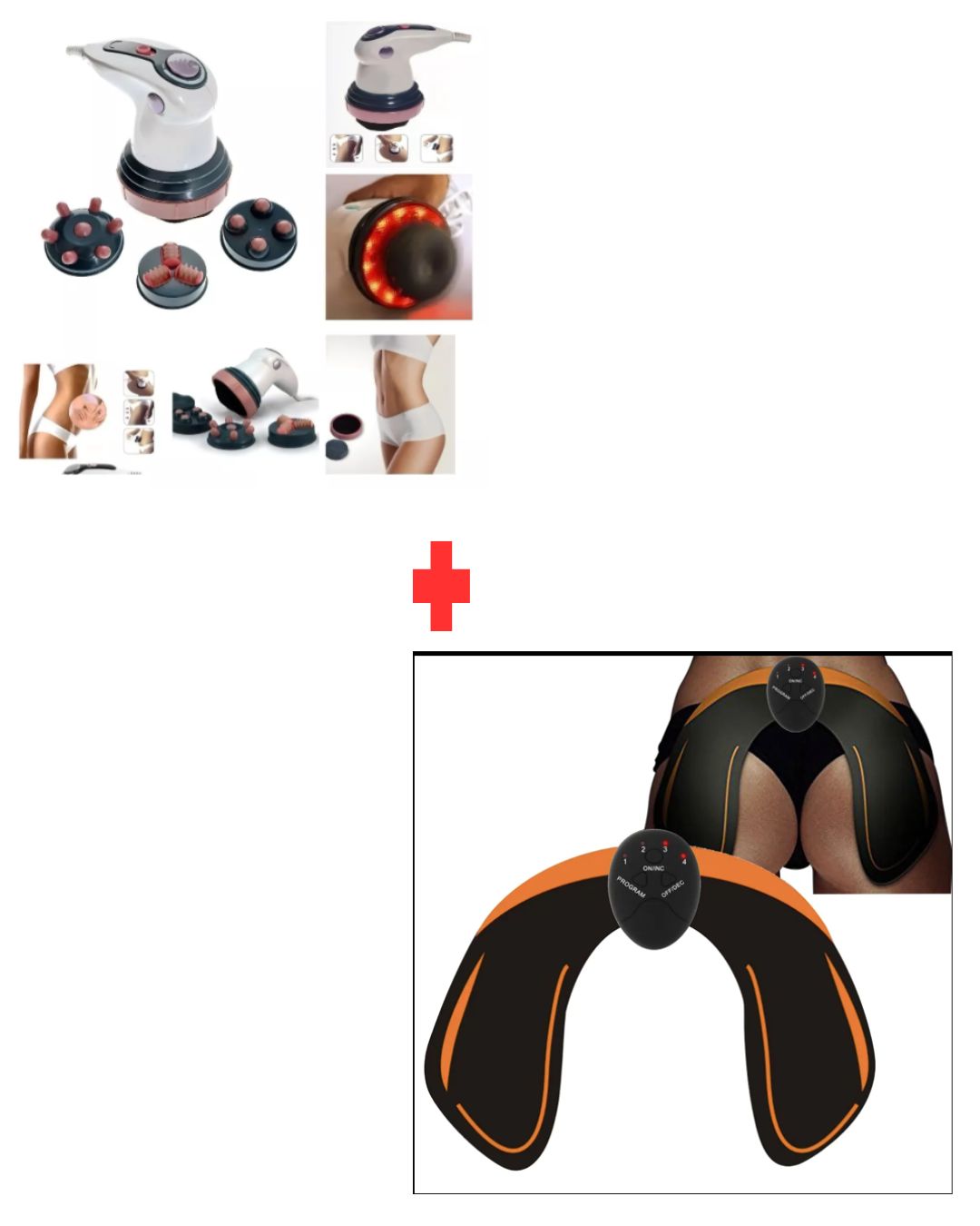 body inivation + masajeador gluteos