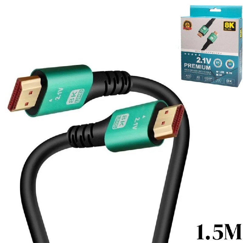 Cable Hdmi 8k 1.5 Metros Hdtv Cable Hdmi