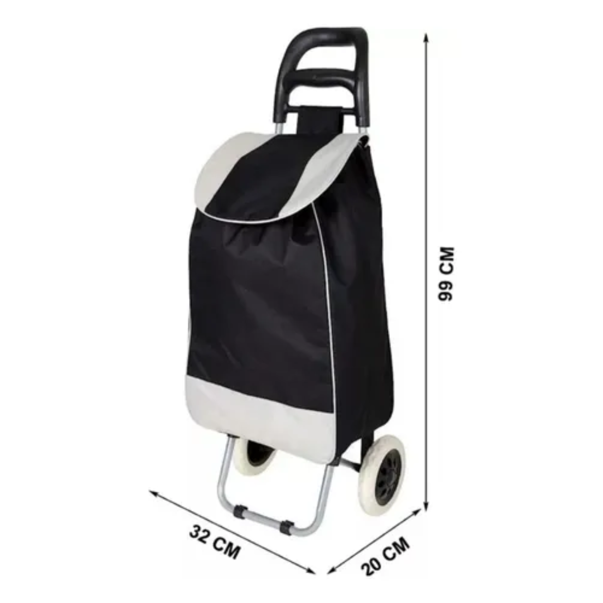 Carrito de mercado plegable con ruedas