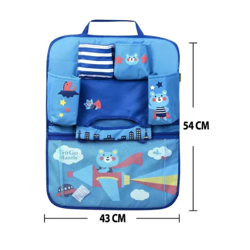 Organizador plegable para respaldo de as