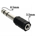 Adaptador Audio Jack 3.5mH a 6.5mm Macho