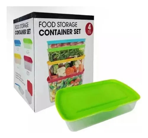 Set de recipientes x4