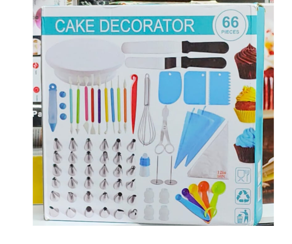Kit de reposteria y pasteleria de66 pzs