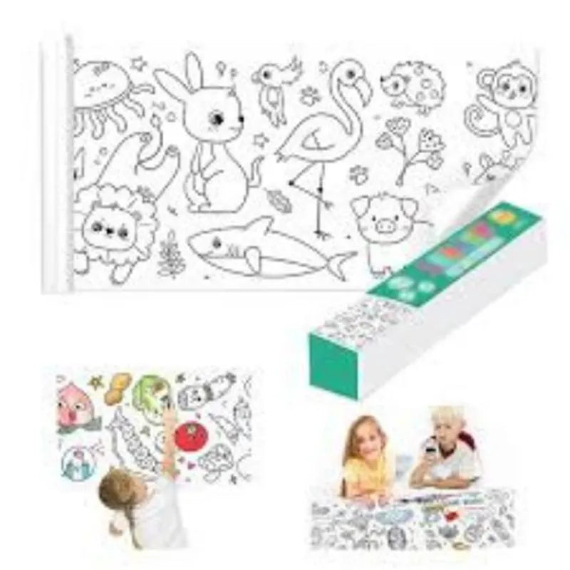 Rollo de papel para colorear de 3 metros