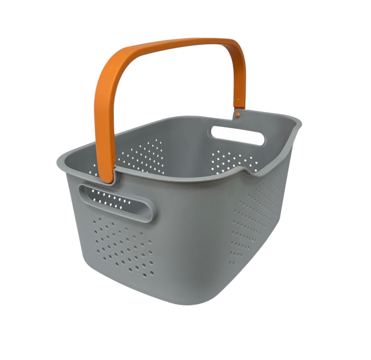Cesta Organizadora Blanca Y Gris