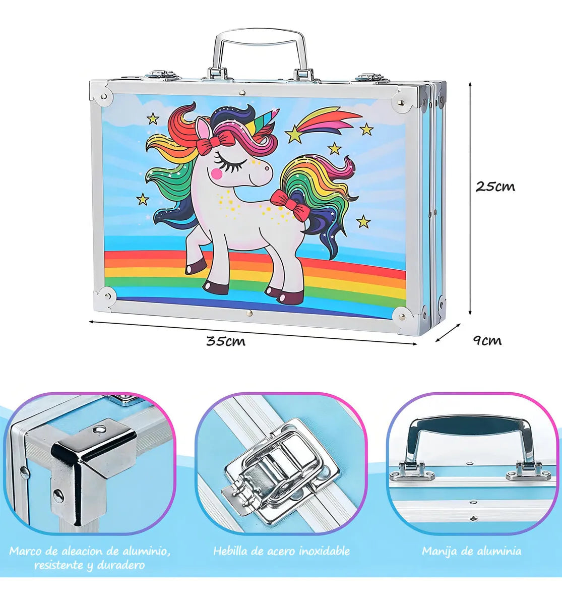 Set de arte metalico 145pz