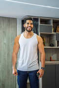 Camiseta esqueleto duo blanco peinado