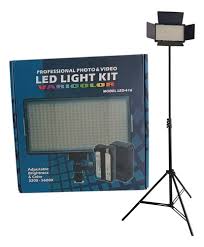 panel de luz LED profesional recargable.