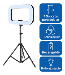 Aro de luz rectangular