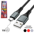 Cable Carga Rapida Usb A V8 6 WE-102