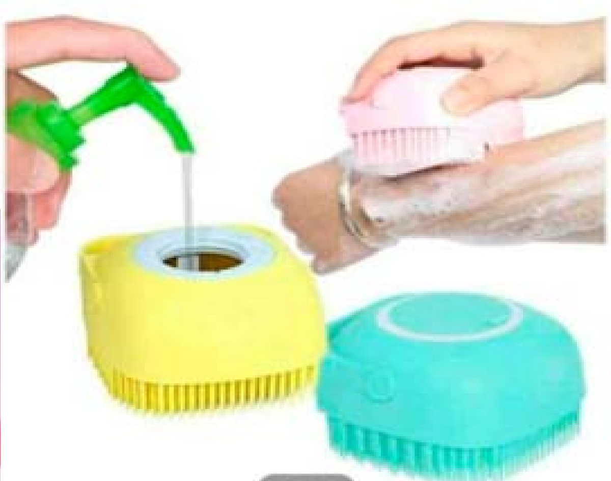 Cepillo de Masaje de Silicona para Baño