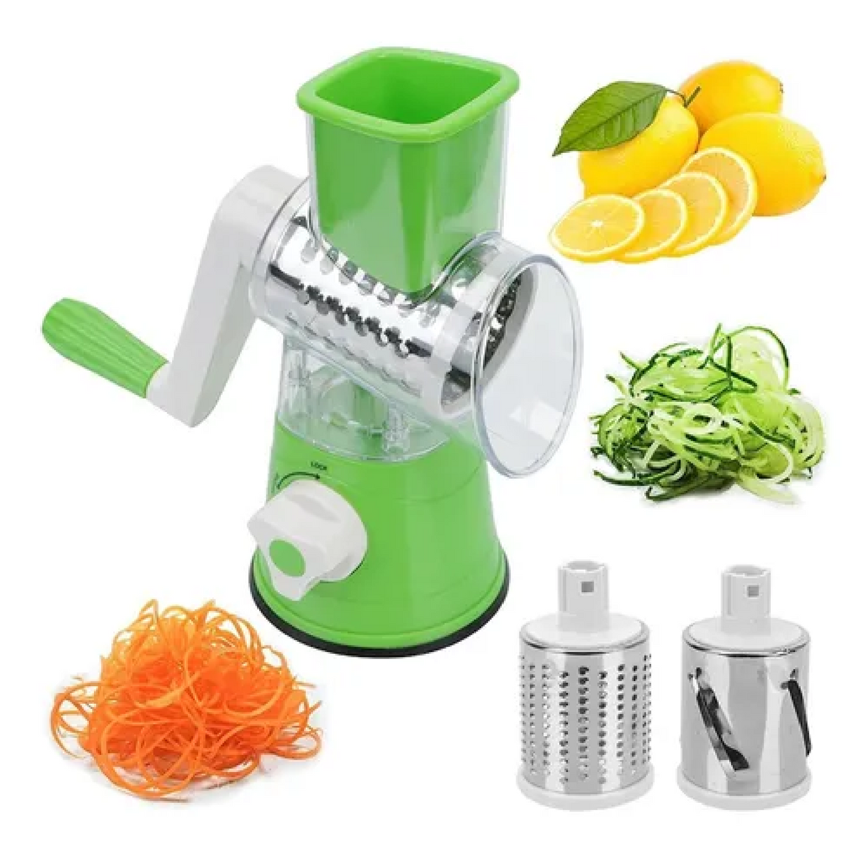 Rallador manual de alimentos y verduras