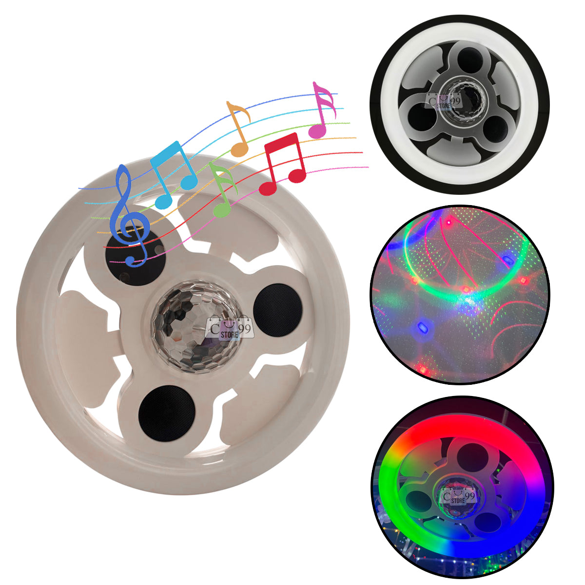Bombillo Bluetooth Rgb Discoteca