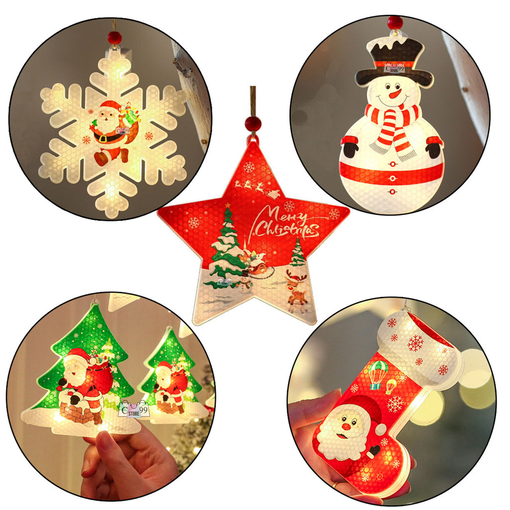 Luces Figuras Navideñas En pasta USB