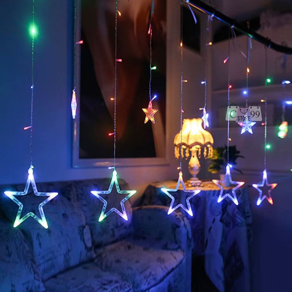 Cadena De Luces Led Punta Estrella 4m