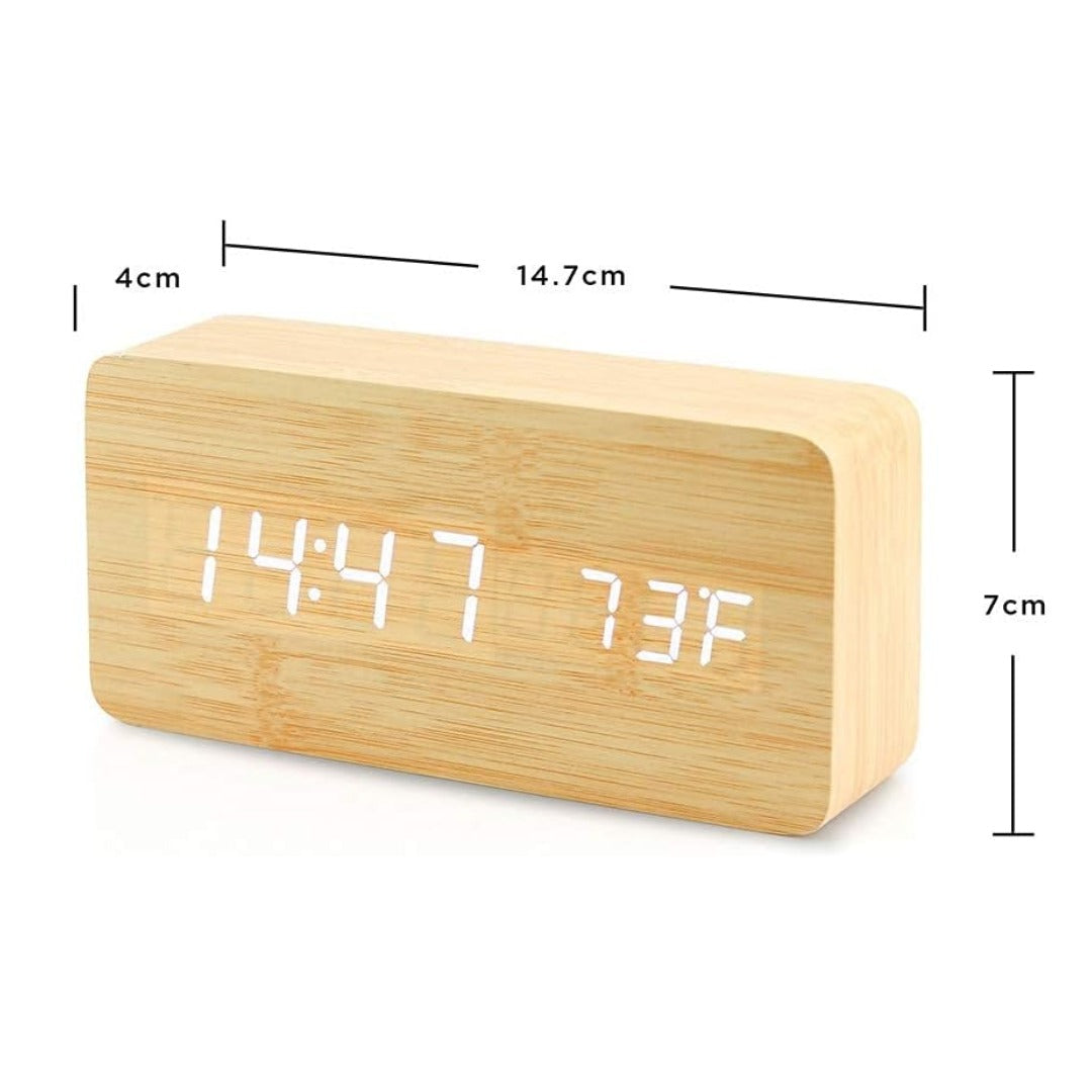 Reloj Despertador Digital Con Diseño De