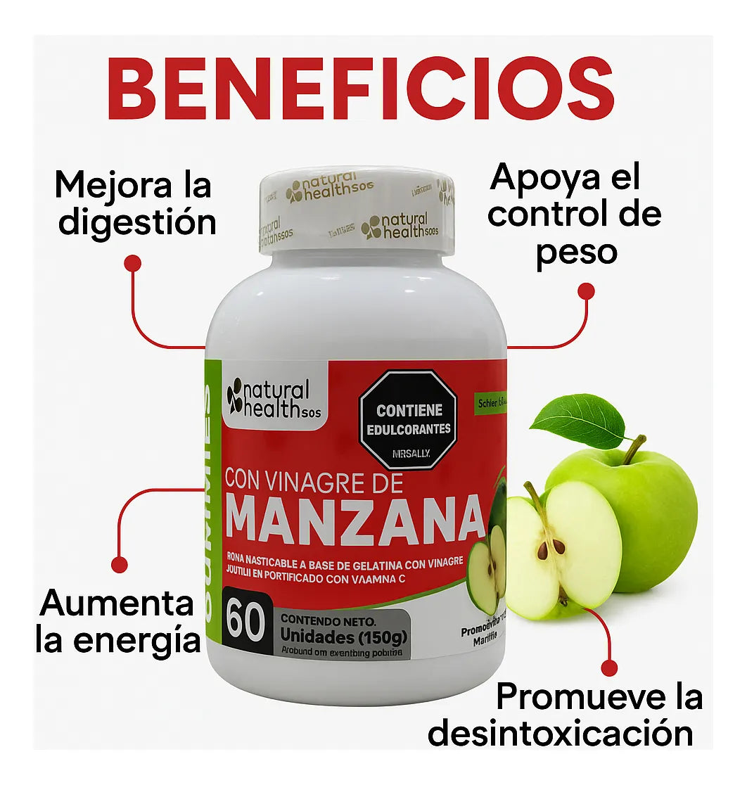 Gomitas vinagre de manzana
