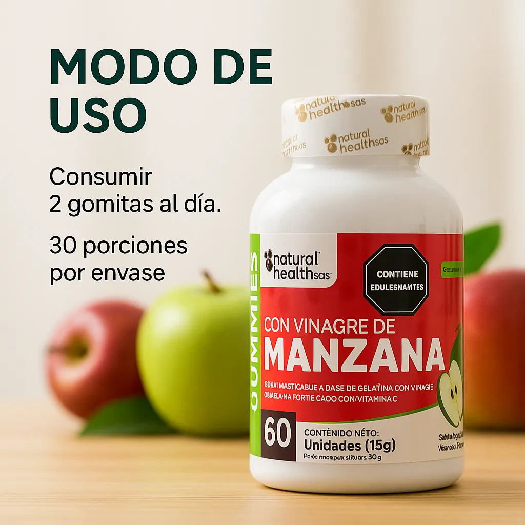 Gomitas vinagre de manzana