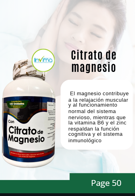 Citrato de magnesio natural