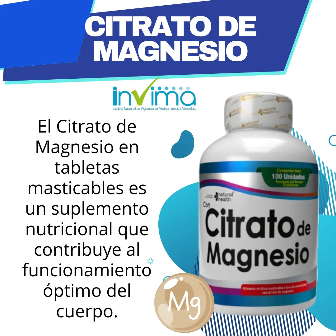 Citrato de magnesio natural