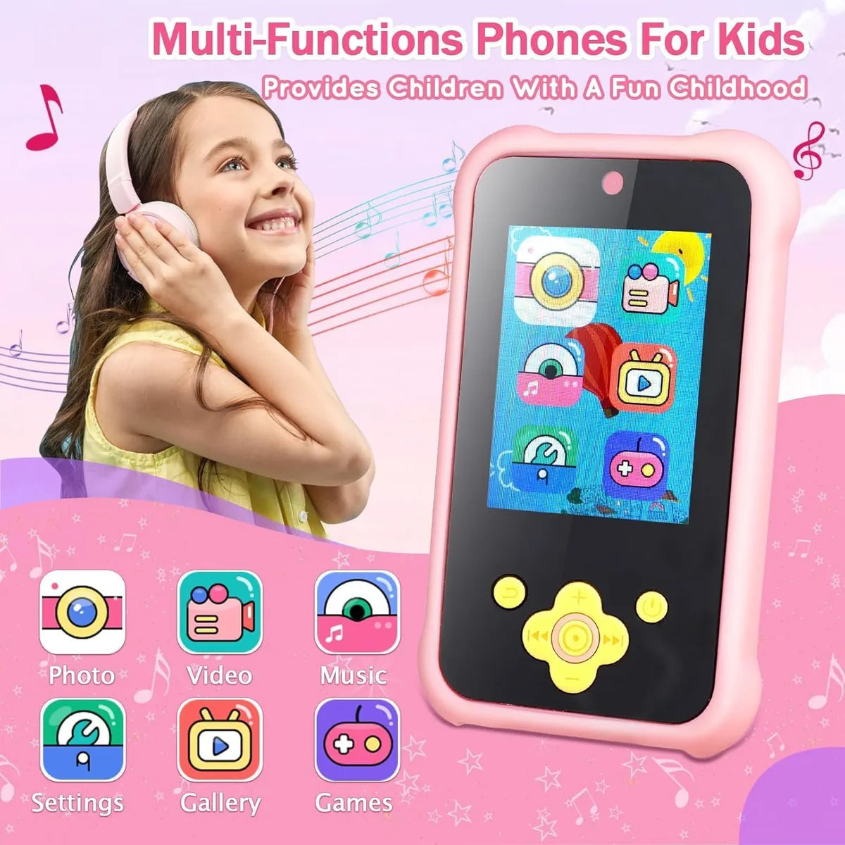 Celular camara doble kids
