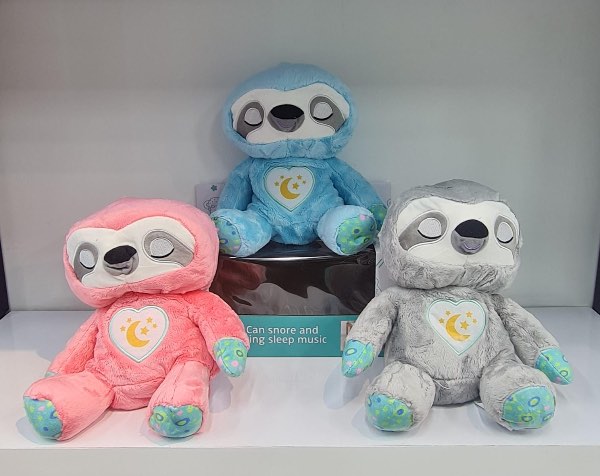 Muñeco peluche respira
