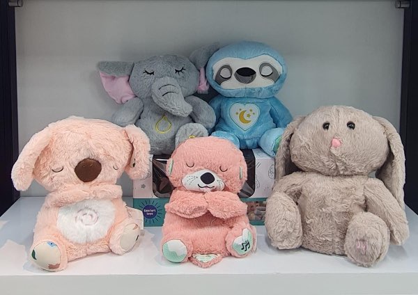 Muñeco peluche respira