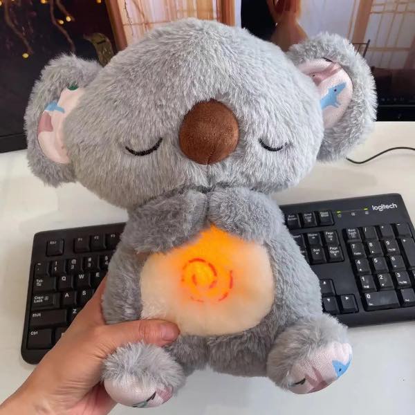 Muñeco peluche respira
