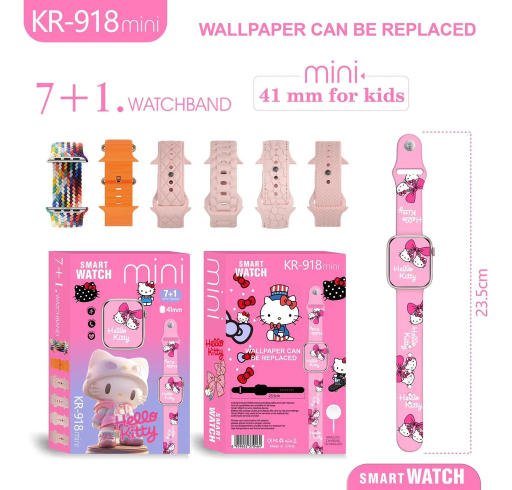 Reloj smart watch 7 en 1 kids 918