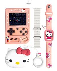 Consola 818+game boy+audífonos+reloj