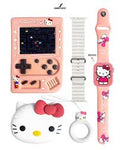 Consola 818+game boy+audífonos+reloj