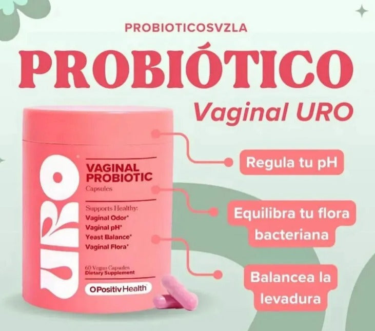 Uro vaginal probiotic x 60 capsulas caja