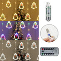 Cortina De Luces Led Árbol De Navidad 3M