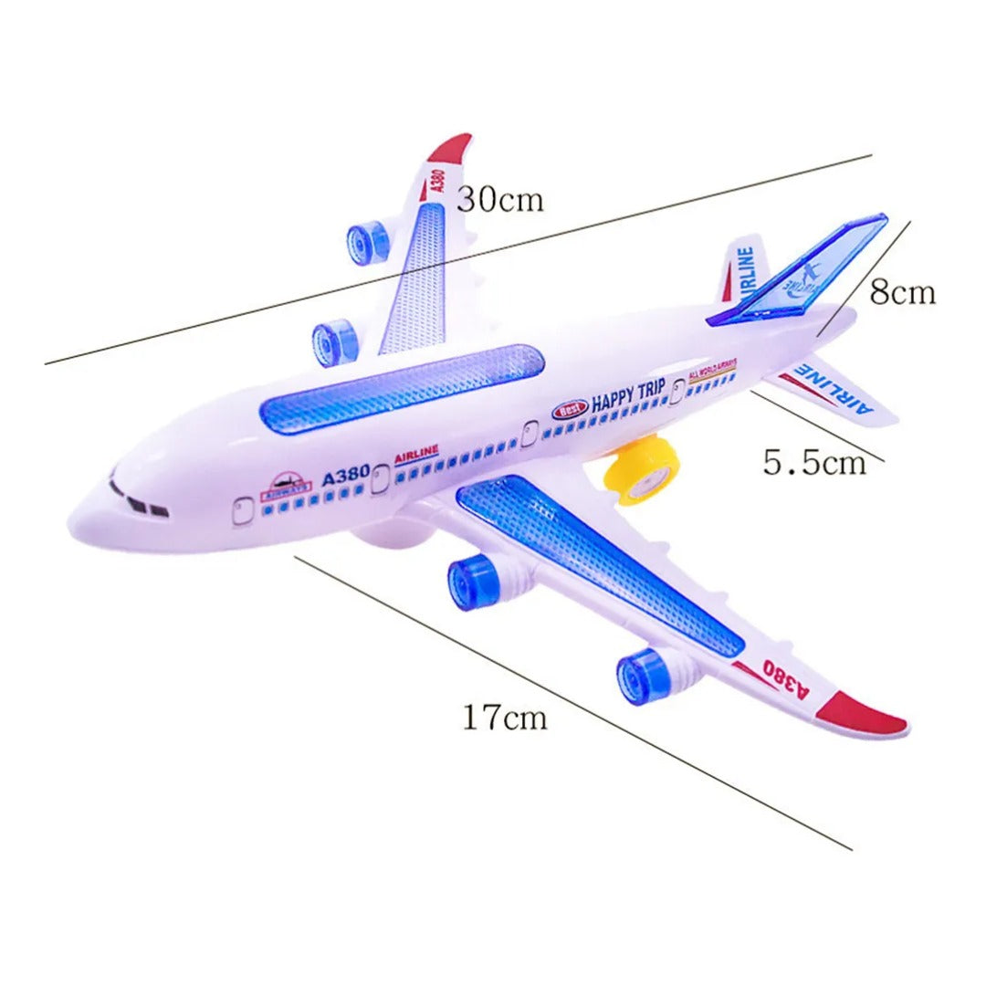 Avión De Juguete Eléctrico Con Luces Y s