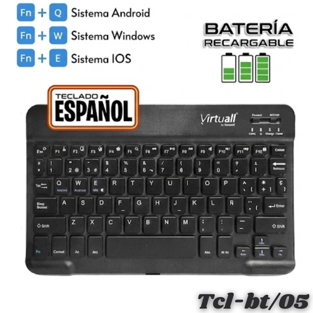 Teclado Inalambrico Bluetooth Tcl-bt/05
