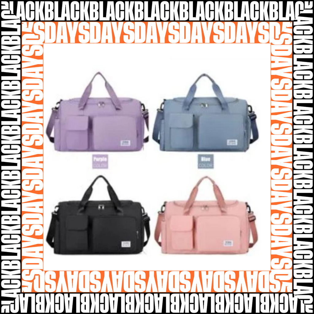 Bolso deportivo viajero con zapatero