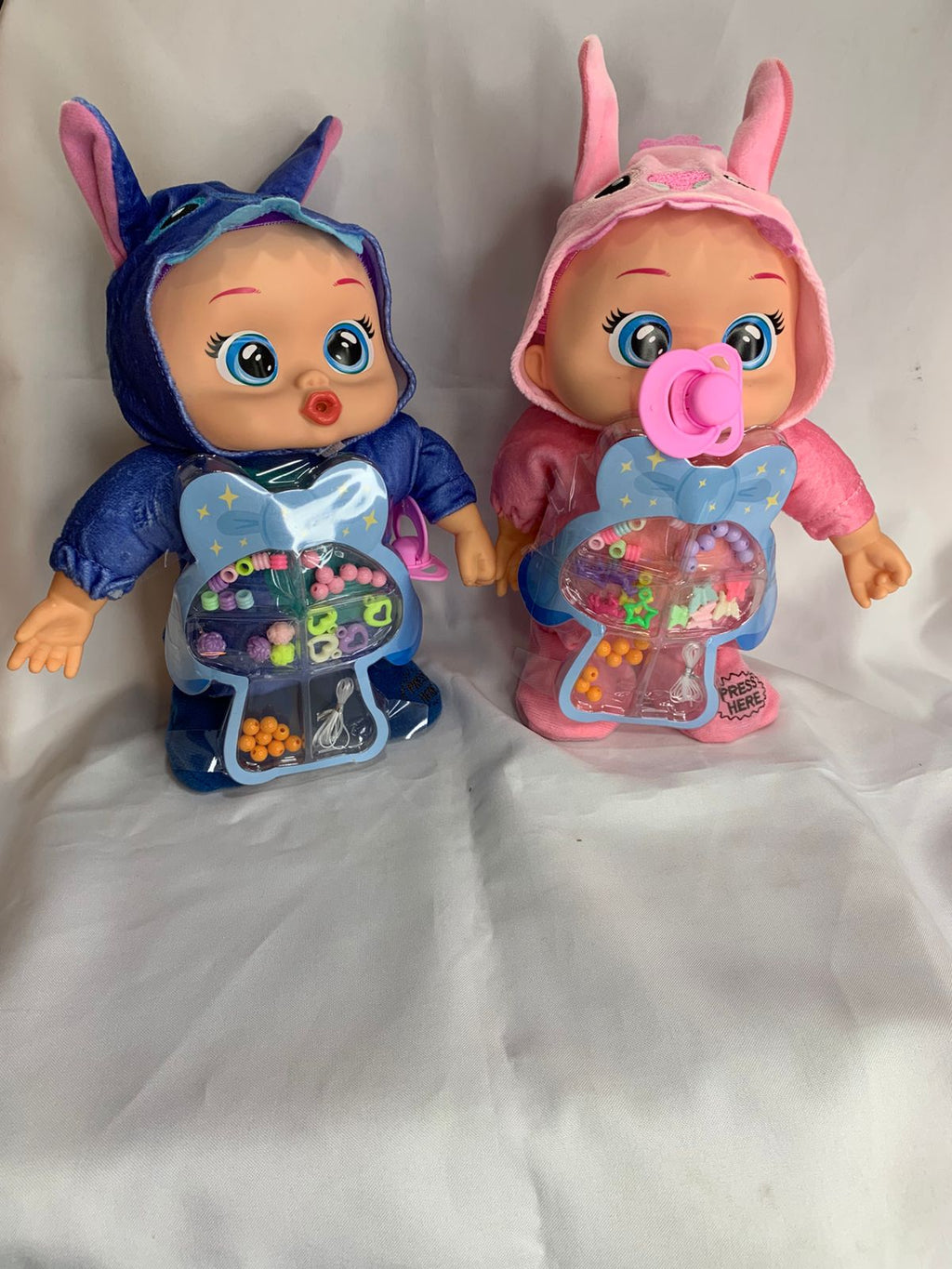 Bebe stitch lloron