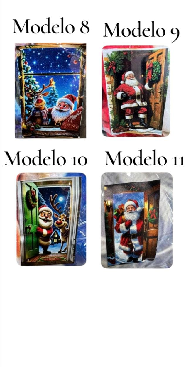 Fundas navideñas para la puerta