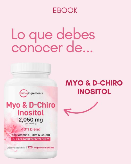 Myo and de chiro inositol capsulas