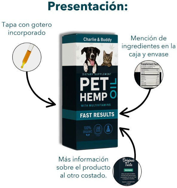 Pet hemp oil