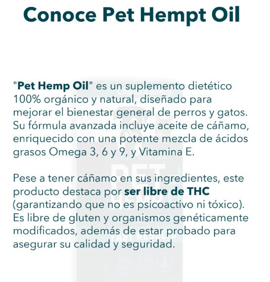 Pet hemp oil