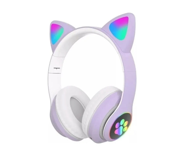 Auriculares bluetooth de gato