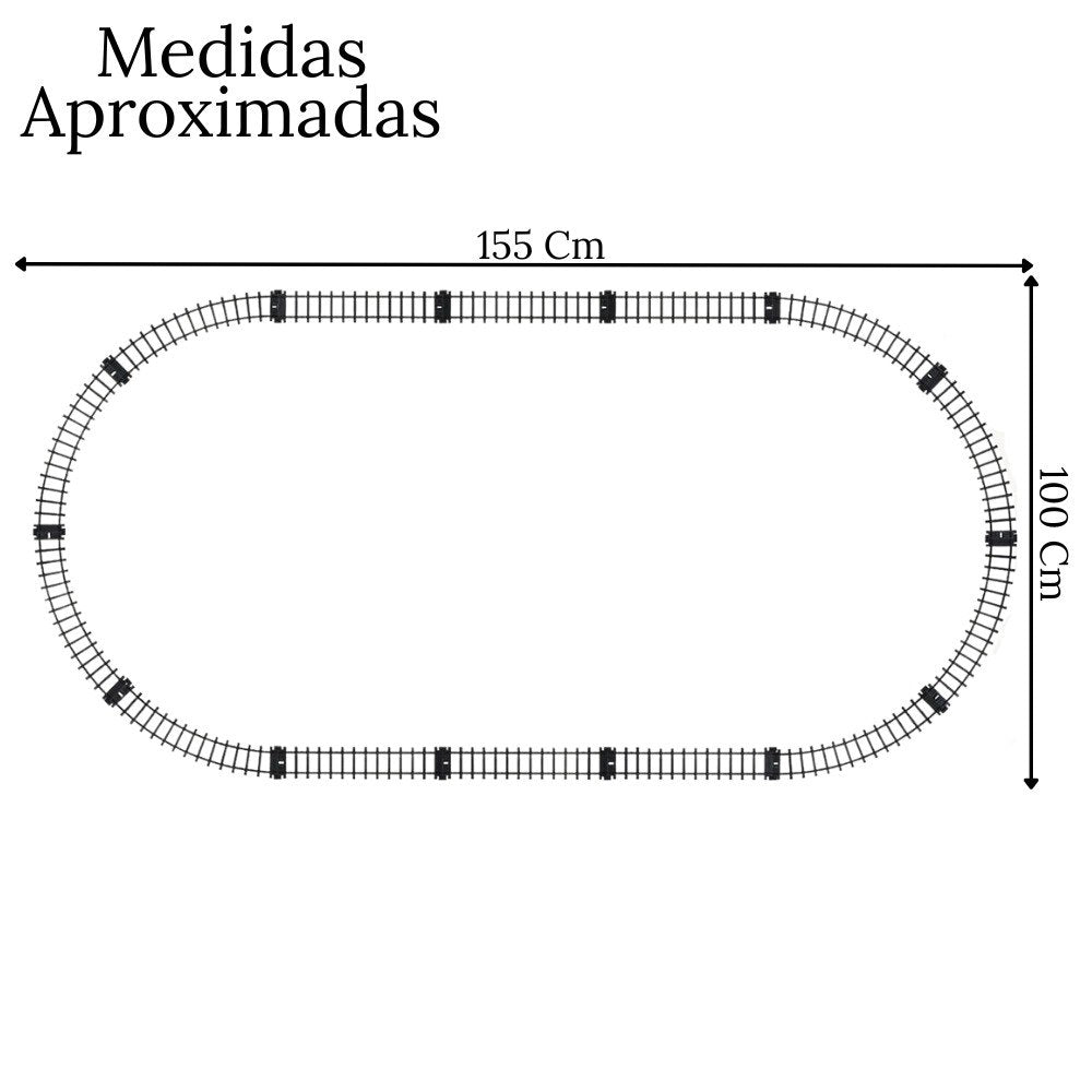 Juguete Navideño Tren Electrico Decorativo