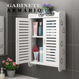 Nicho de pared 3 niveles con puerta