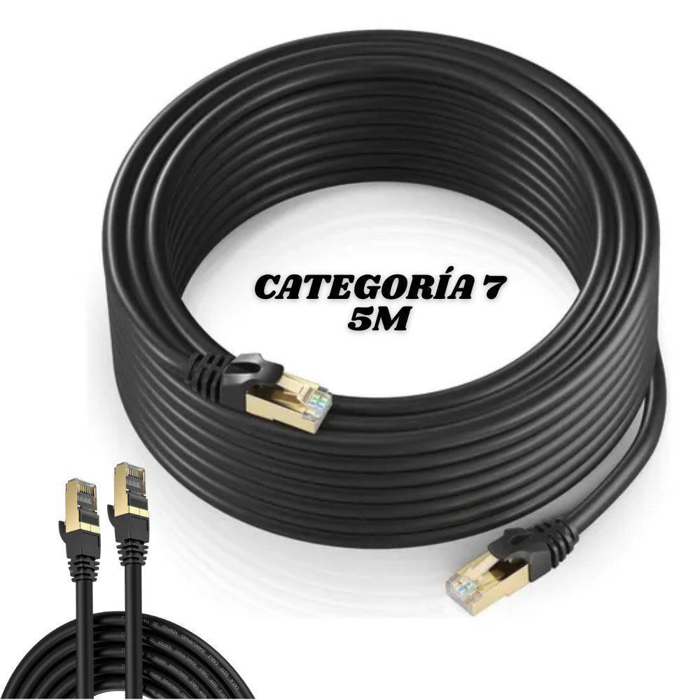 Cable Lan De Internet Cat7e 5 metros