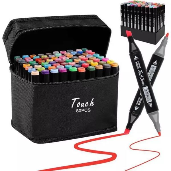 Estuche Marcadores 80pcs